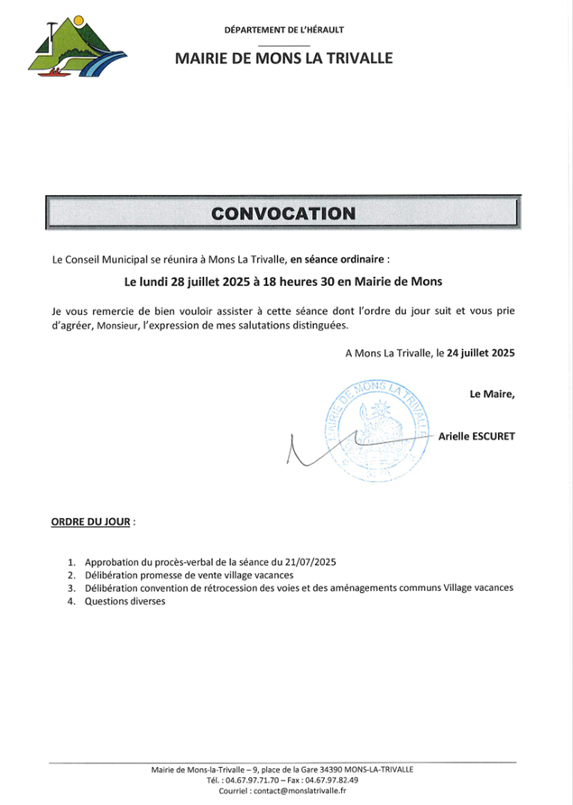 Conseil 28 07 2025