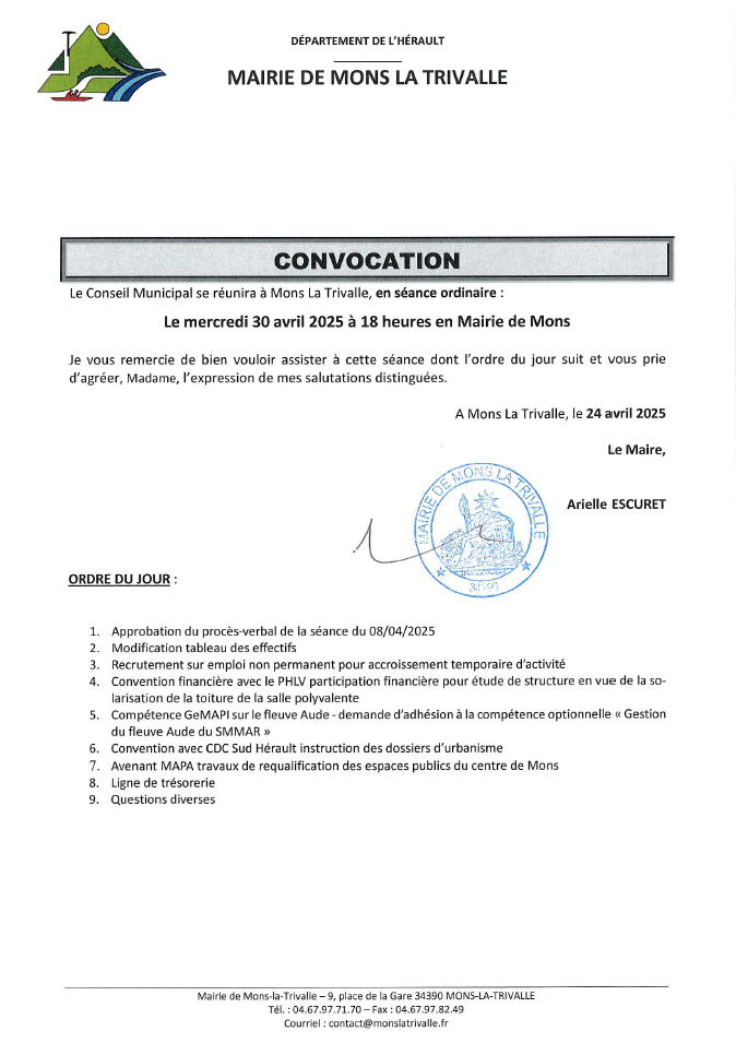 Conseil 30 04 2025