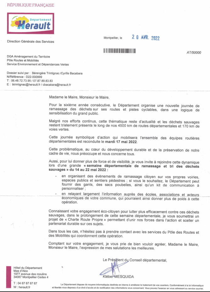 Departement mai2022